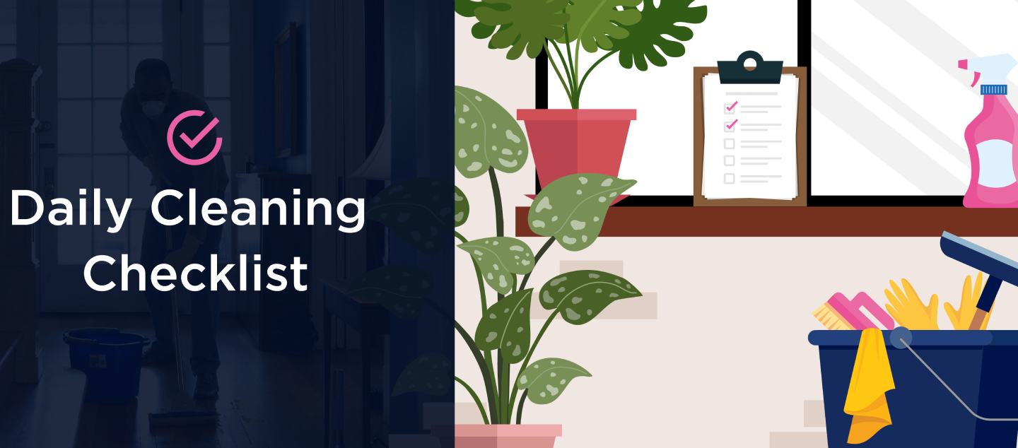 Daily Cleaning Checklist hero image.