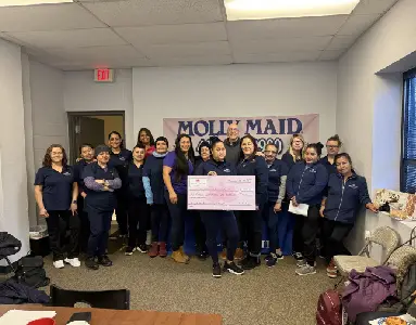 Molly Maid of East Metro Milwaukee team at Milwaukee Women's Center.