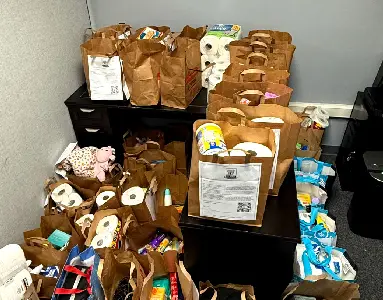 Toiletry donations for My House Ministry.